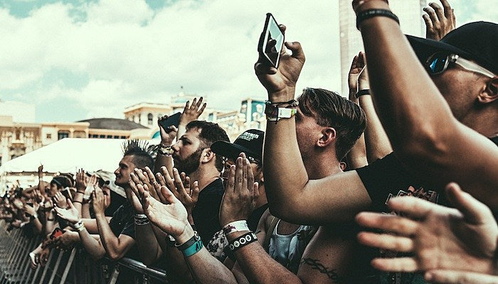 warped tour crowd