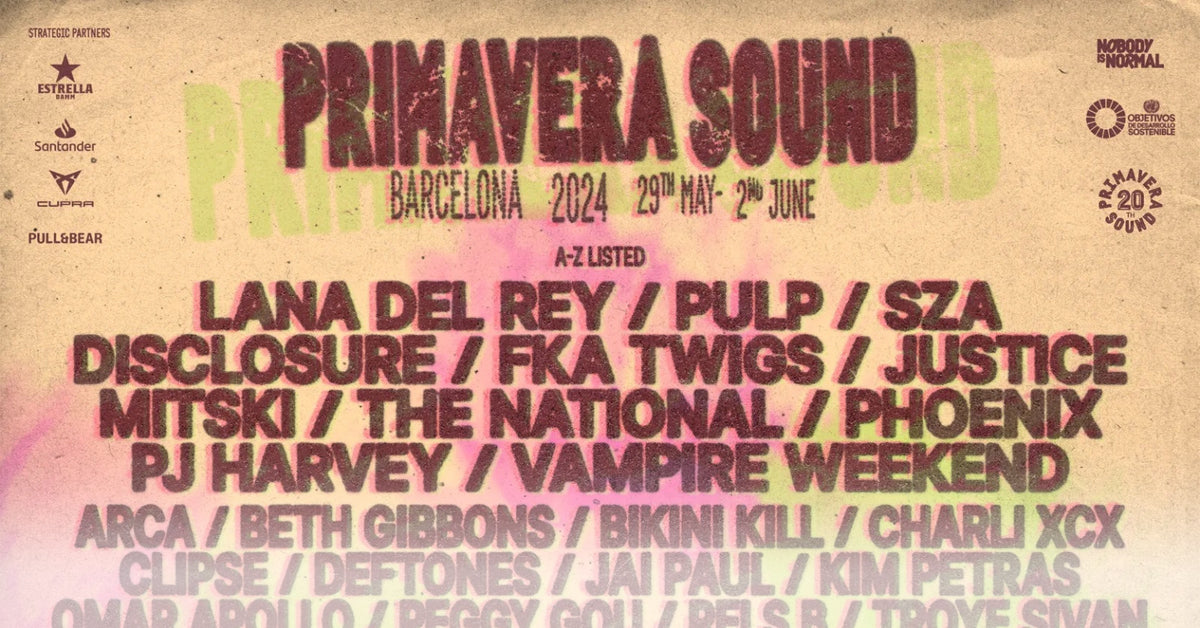 Primavera Sound Barcelona 2024 lineup