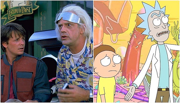 bttf and rick and morty
