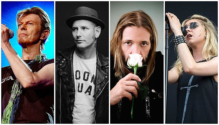 David Bowie Taylor Momsen Taylor Hawkins Corey Taylor