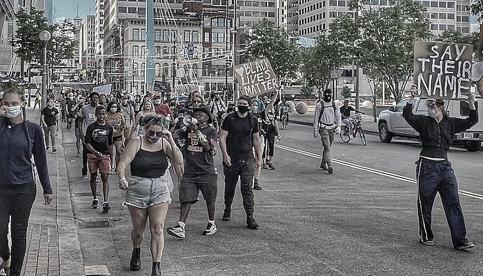 george floyd protets black lives matter