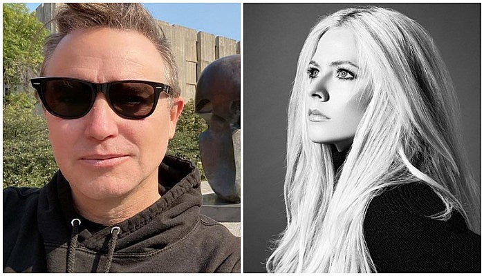 Mark Hoppus Avril Lavigne