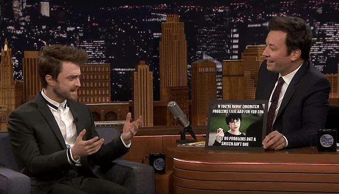 Watch Daniel Radcliffe react to hilarious ‘Harry Potter’ memes on ‘Fallon’