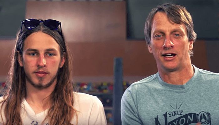 Riley Hawk, Tony Hawk