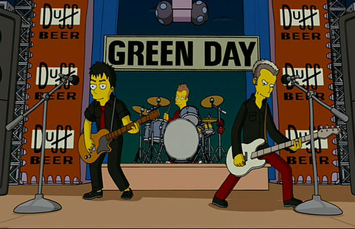 SimpsonsGreenDay