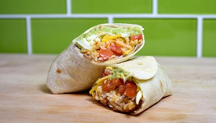 Taco Bell 7 Layer Burrito