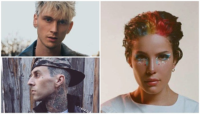 Travis Barker Halsey Machine Gun Kelly