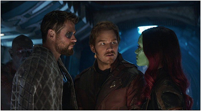 avengers infinity war chris pratt and chris hemsworth