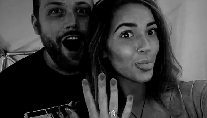 Danny Worsnop Victoria Potter engaged