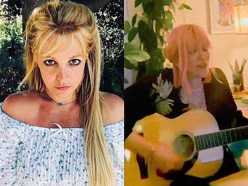 Britney Spears Courtney Love "Lucky" 2021
