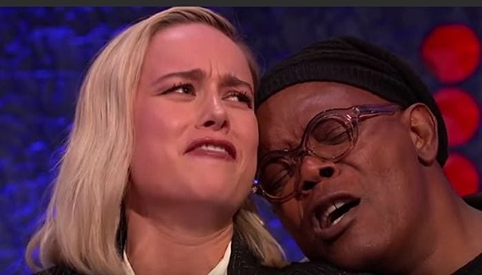 Brie Larson, Samuel Jackson "Shallow" duet