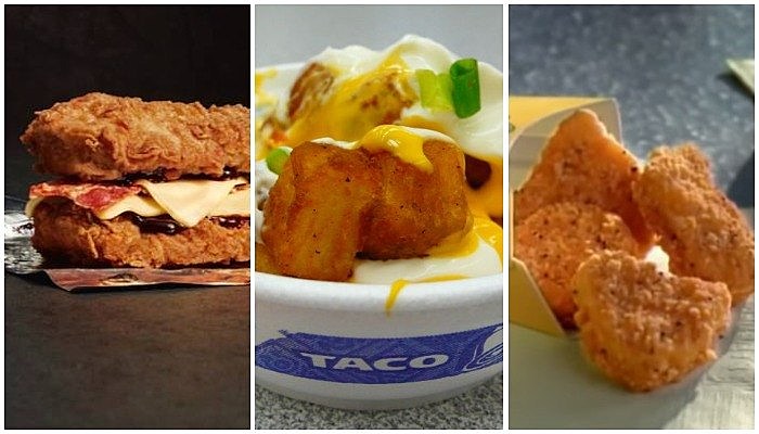 fast food menu items