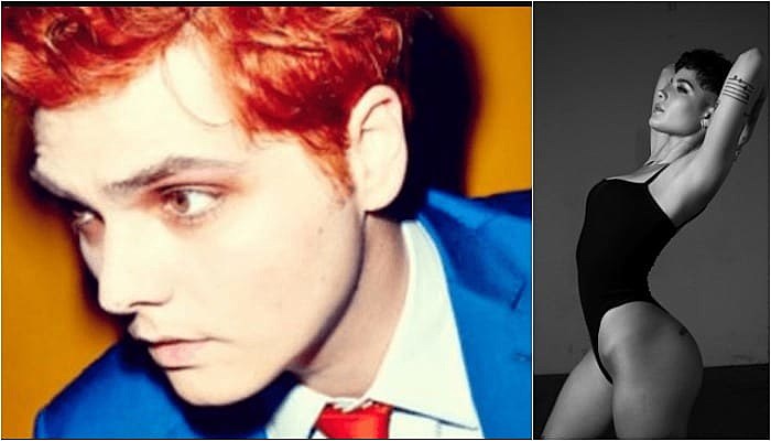 Gerard Way red Halsey