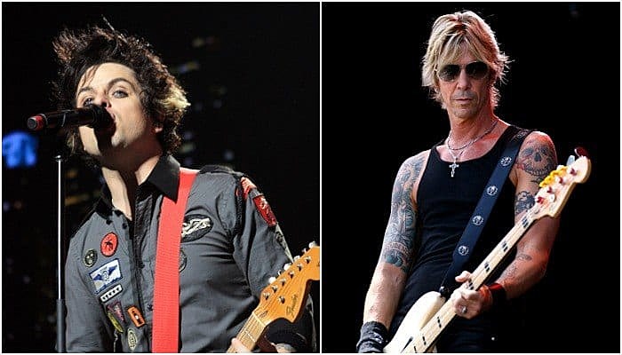 Guns N' Roses Green Day Billie Joe Armstrong