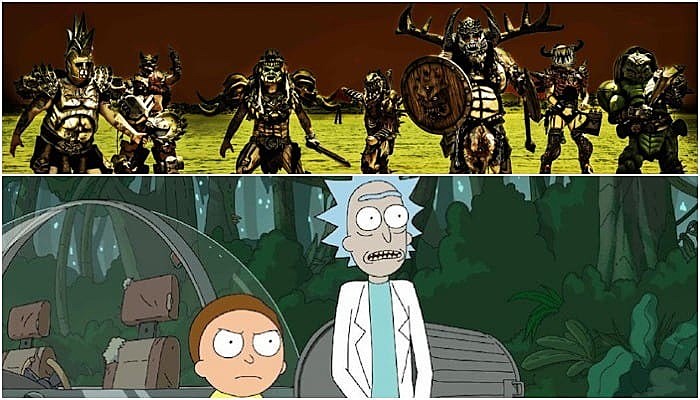 gwar and rick and morty