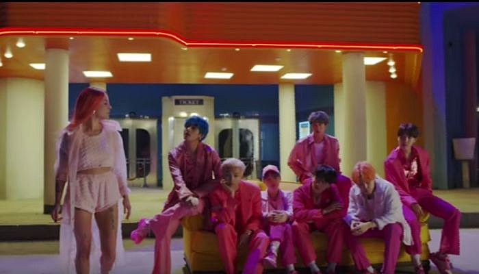 Halsey and BTS