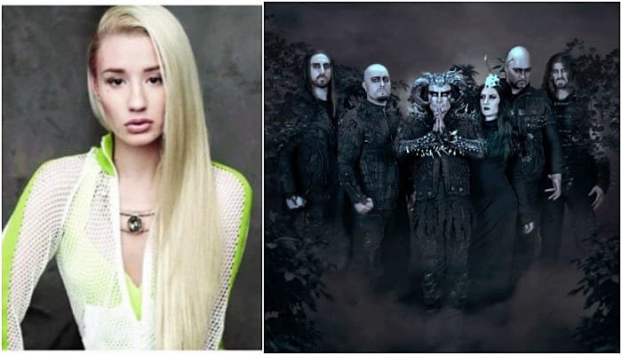 Iggy Azalea wears Cradle of Filth shirt
