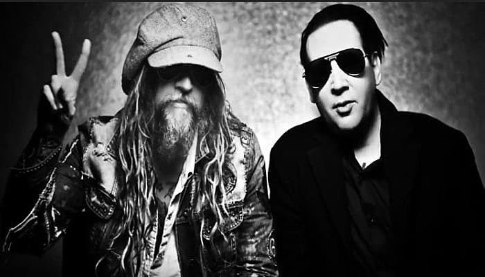 Marilyn Manson and Rob Zombie