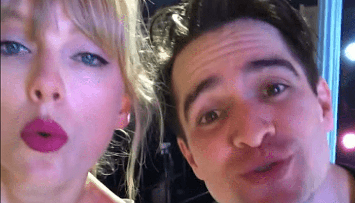 taylor swift brendon urie me vertical