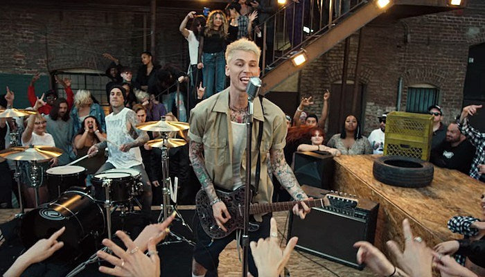 machine gun kelly mgk i think im okay video yungblud travis barker