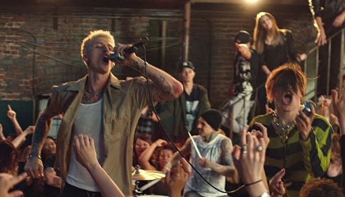 machine gun kelly travis barker yungblud i think im okay video