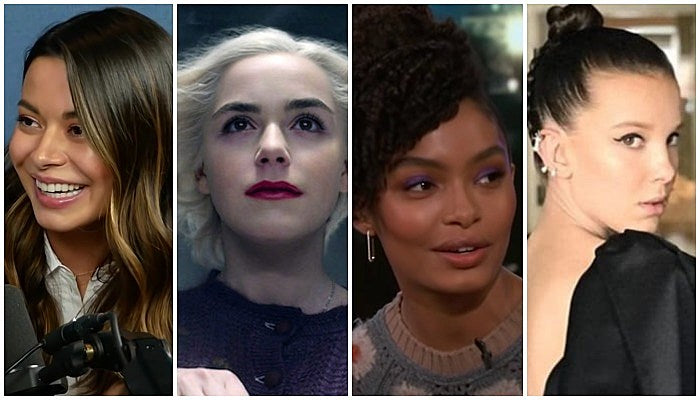 wednesday netflix addams family, miranda cosgrove, kiernan shipka, Yara Shahidi, millie bobby brown