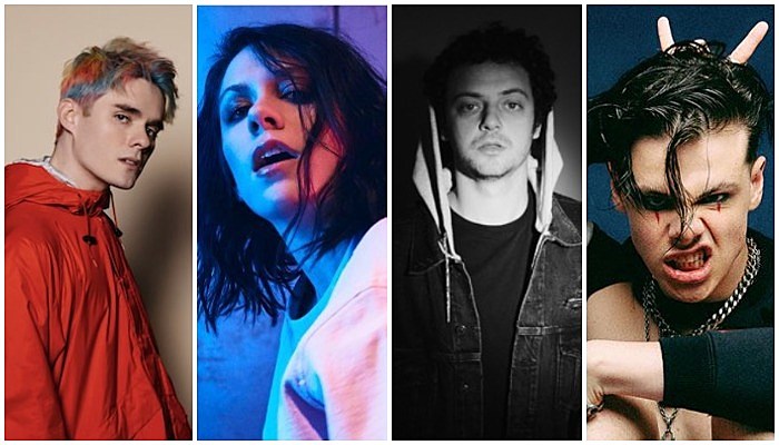 waterparks, kflay, grandson, yungblud