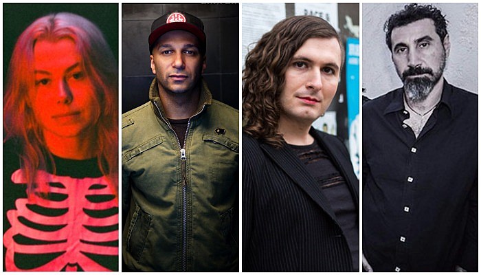 activists in music, phoebe bridgers, tom morello, evan greer, serj tankian