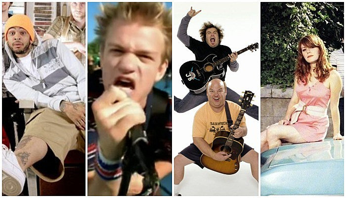 debut records from 2001, gym vlass heroes, sum 41, tenacious d, rilo kiley