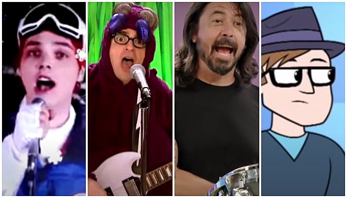 children's shows, mcr, weezer, dave grohl, patrick stump