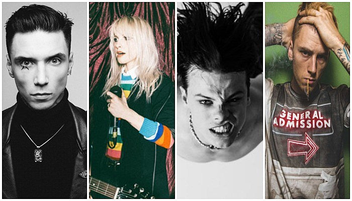Andy Black, Paramore, YUNGBLUD, Machine Gun Kelly