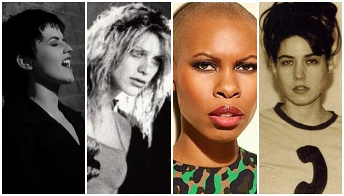 90s women bands, hole, skunk anansie, bikini kill, the cranberries