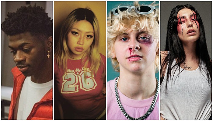 21 artists 21 or younger, lil nas x, beabadoobee, noahfinnce, deathbyromy