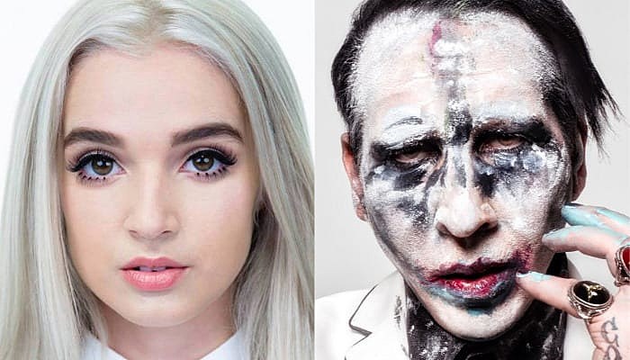 Poppy and Marilyn Manson