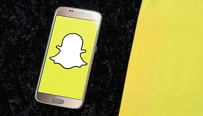 Snapchat on a smartphone