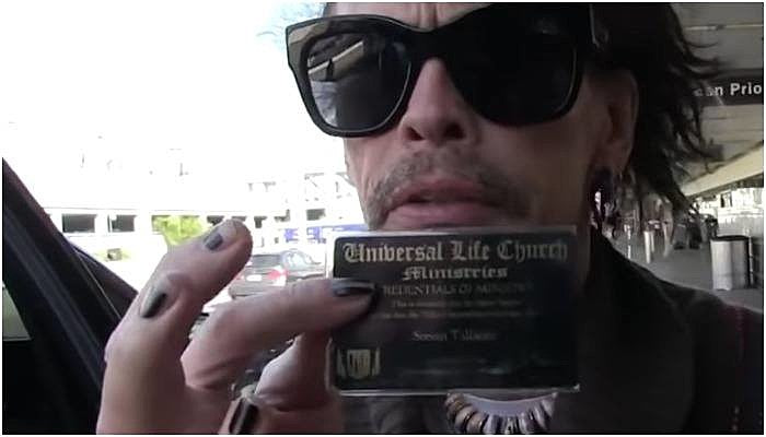 Steven Tyler, ordained