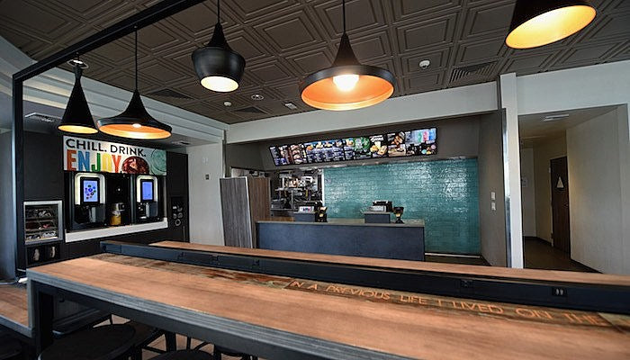 taco bell interior