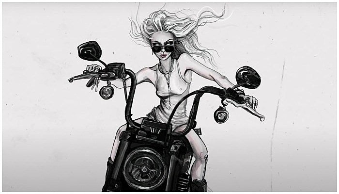 the pretty reckless death by rock and roll lyric video