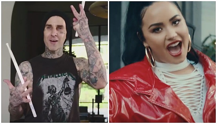 travis barker demi lovato i love me remix