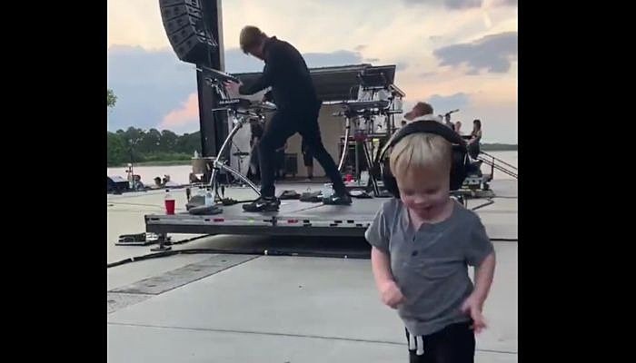 Underoath Chris Dudley son