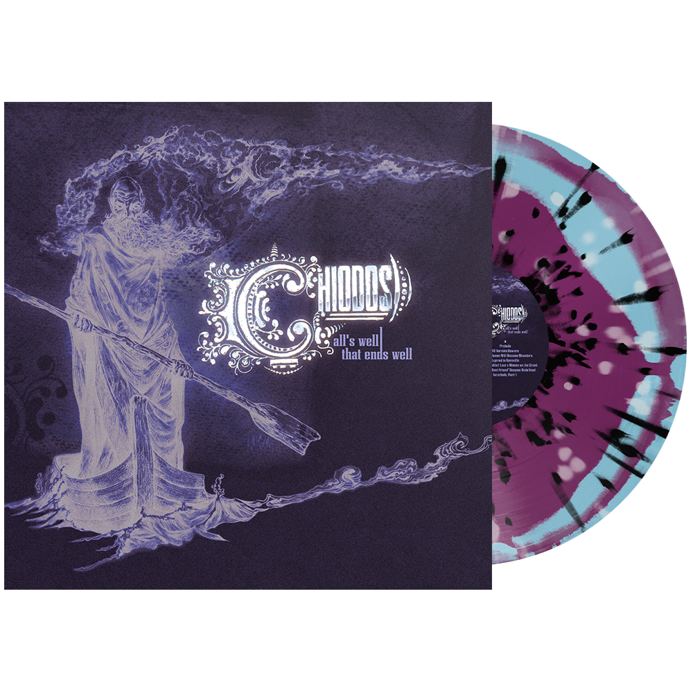 CHIODOS ‘ALL'S WELL THAT ENDS WELL’ 20TH ANNIVERSARY LP (Exclusive – Limited to 300, Purple + Baby Blue Side A/B w/ Black + White Splatter Vinyl)
