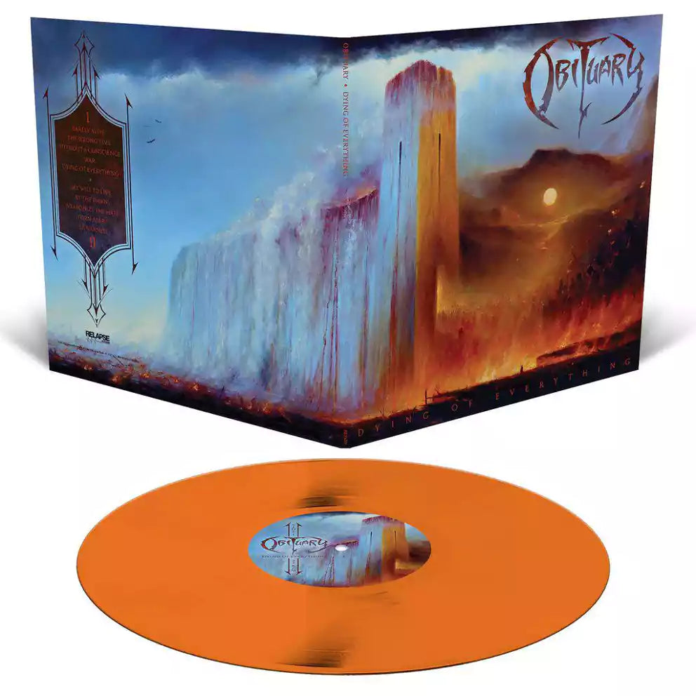 OBITUARY'DYING OF EVERYTHING' LP (Orange Krush Vinyl)
