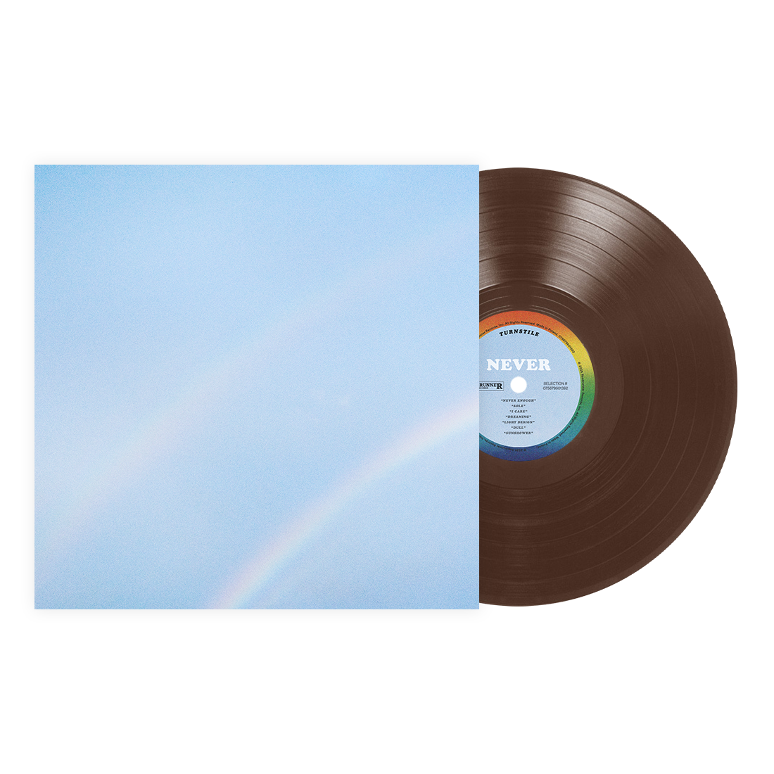 TURNSTILE 'NEVER ENOUGH' LP (Limited Edition – Only 1000 Made, Chocola TURNSTILE 'NEVER ENOUGH' LP (Limited Edition – Only 1000 Made, Chocola