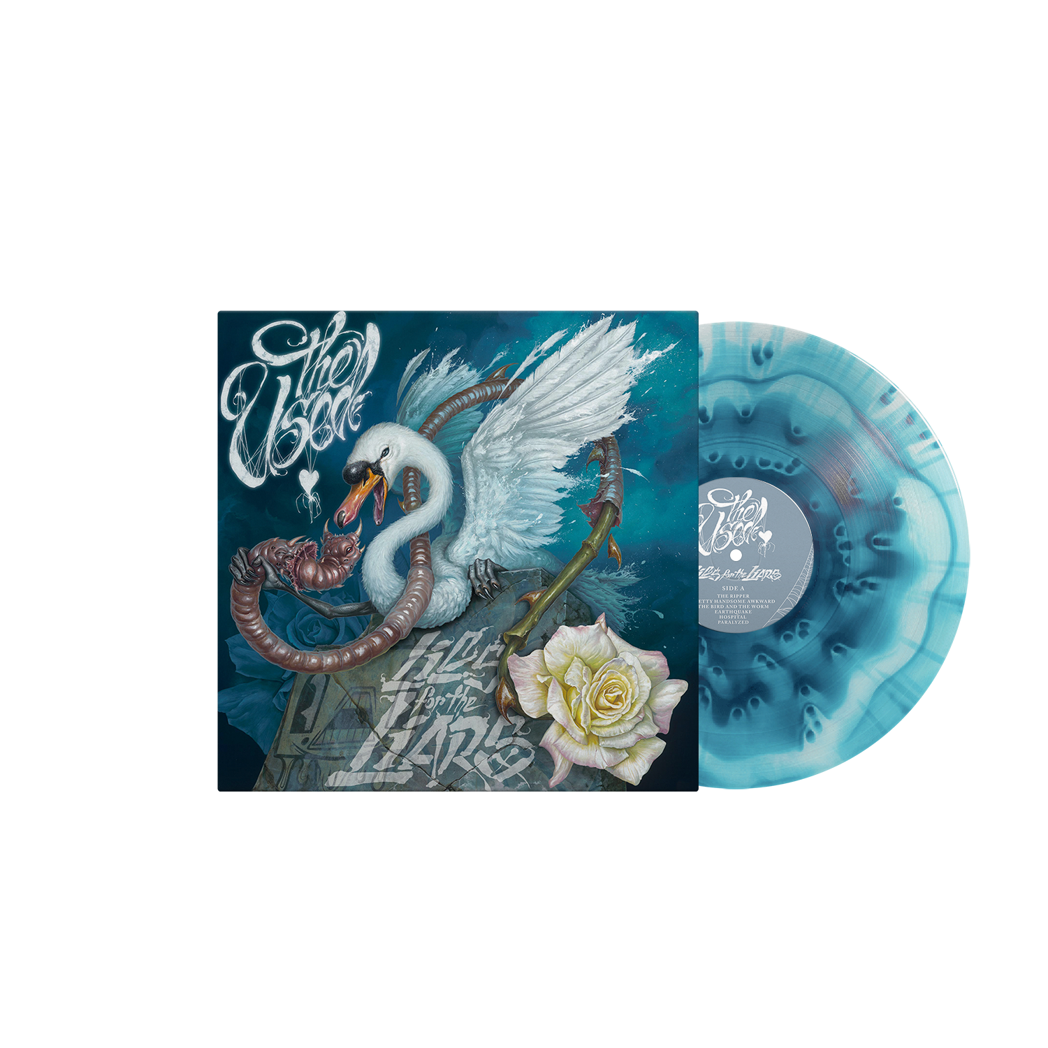 THE USED ‘LIES FOR THE LIARS’ LP (Limited Edition – Only 500 Made, Ultra Clear + Sea Blue Cloudy Vinyl)