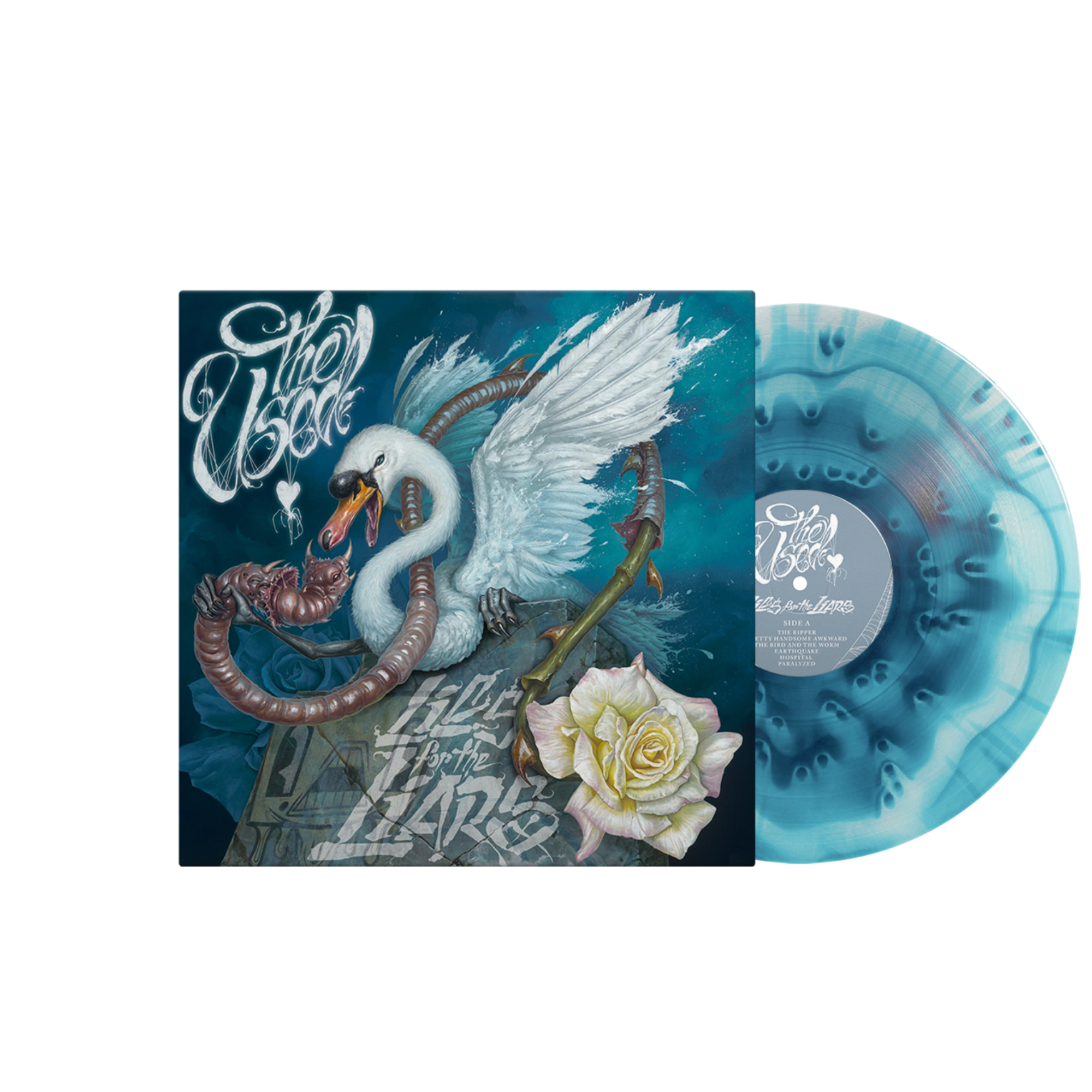 THE USED ‘LIES FOR THE LIARS’ LP (Limited Edition – Only 500 Made, Ultra Clear + Sea Blue Cloudy Vinyl)
