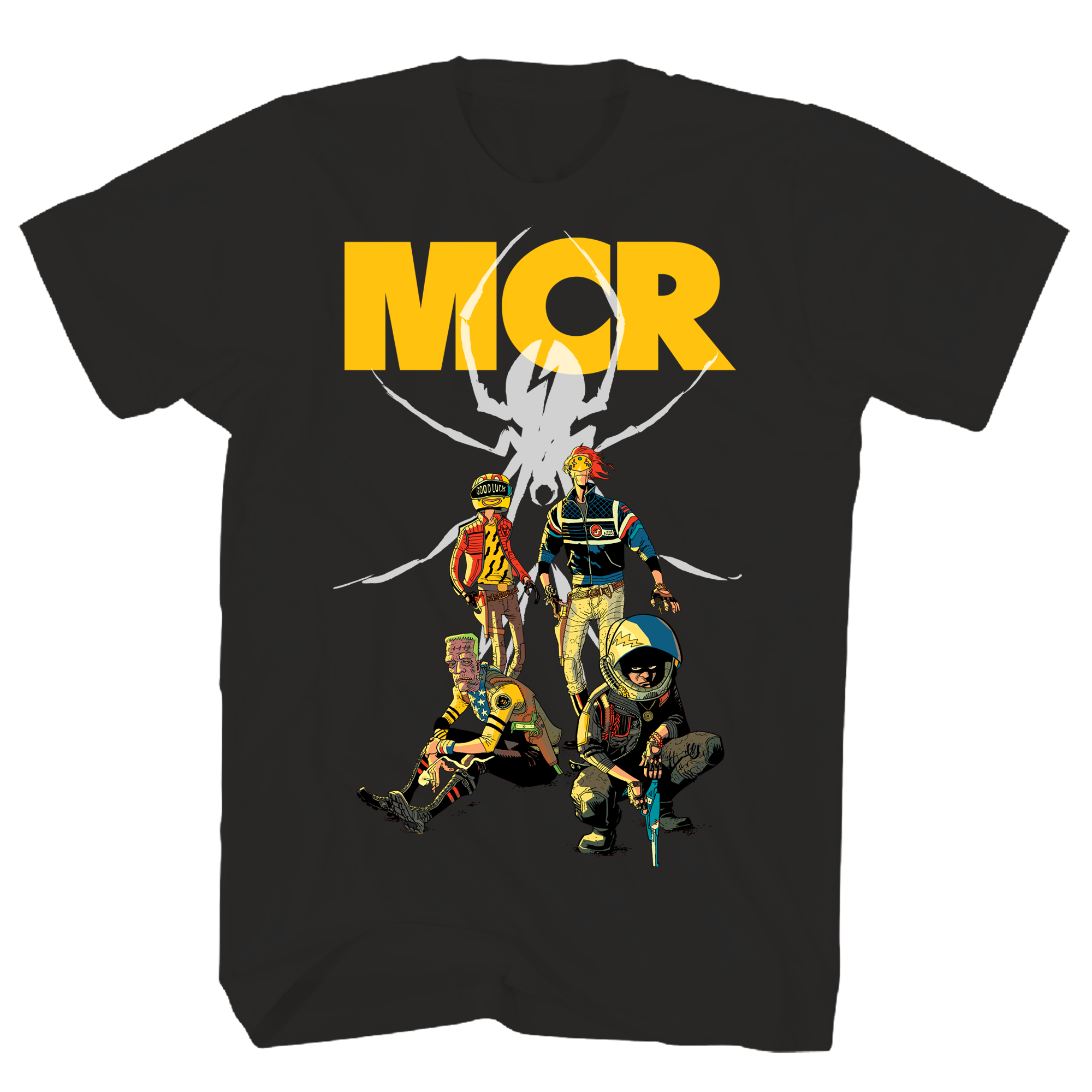 MY CHEMICAL ROMANCE KILL JOYS PIN UP BLACK T-SHIRT