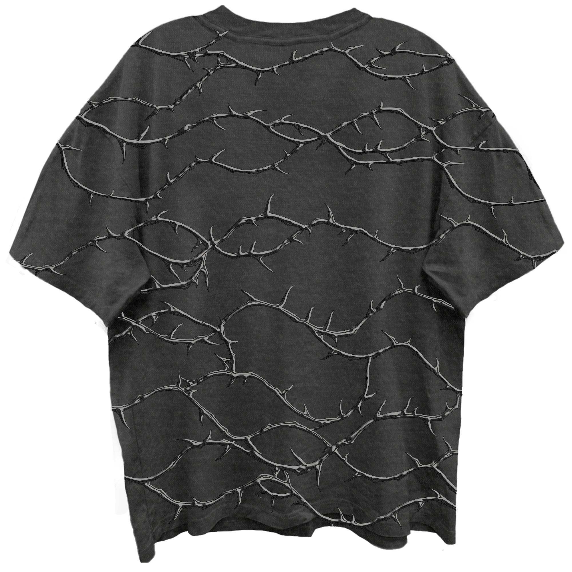 GUNS N ROSES SKULL ROSES FRONT/BCK VINTAGE BLACK ENZYME WASH T-SHIRT/GIANT VINTAGE T-SHIRT