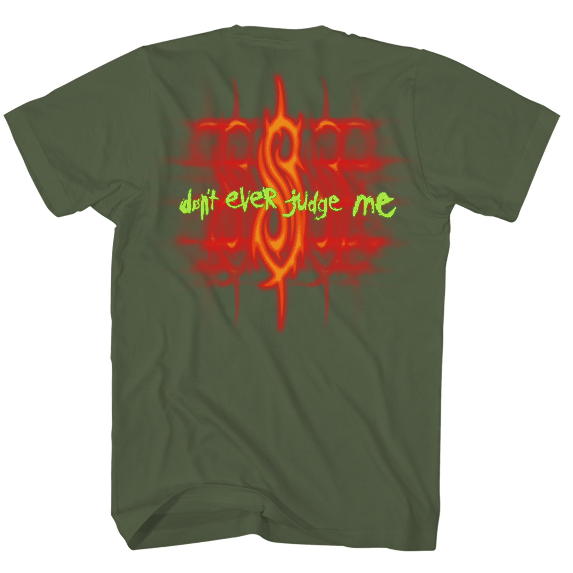 SLIPKNOT NEON 'DON'T JUDGE ME' T-SHIRT