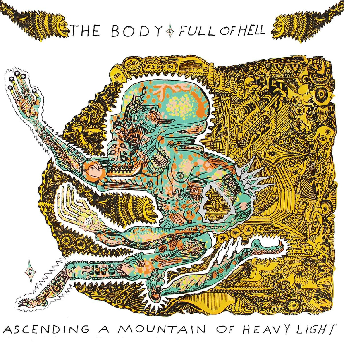 THE BODY/FULL OF HELL 'ASCENDING A MOUNTAIN OF HEAVY LIGHT' LP (Clear w/ High-Melt Brown & Green Vinyl)
