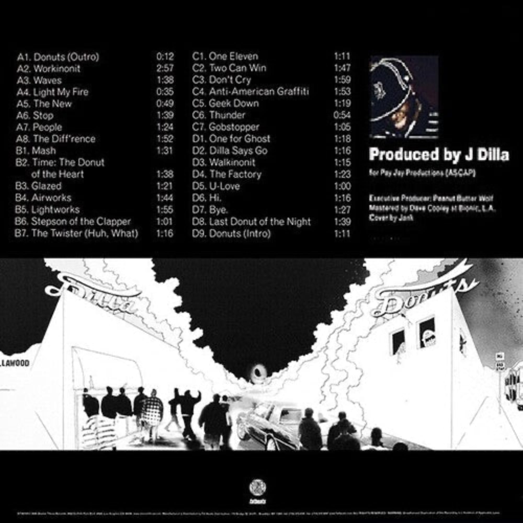 J DILLA 'DONUTS' 2LP (Alternate Cover)